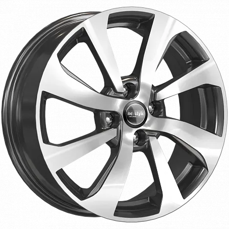 КиК KC893 16 / 4*100 ET49 D54.1 J6.0 Алмаз чёрный