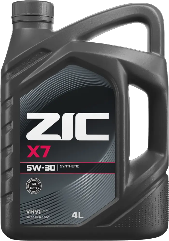 Масло моторное ZIC X7 5W-30 API SP/GF-6/GM dexos 1 Gen 2  4л