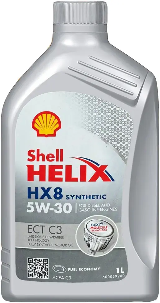 Масло мотоpное Shell Helix HX8 ECT C3 5W-30 1л 