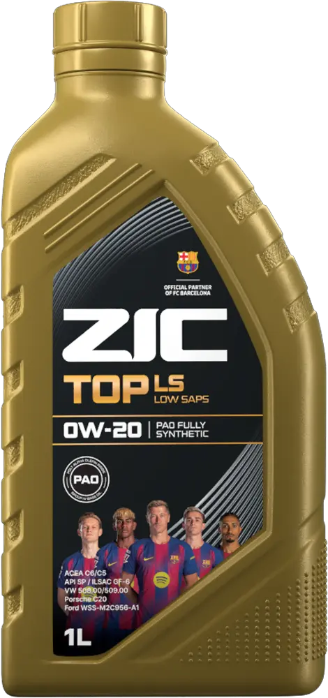 Масло моторное ZIC TOP 0W-20 синтетическое 1 л
