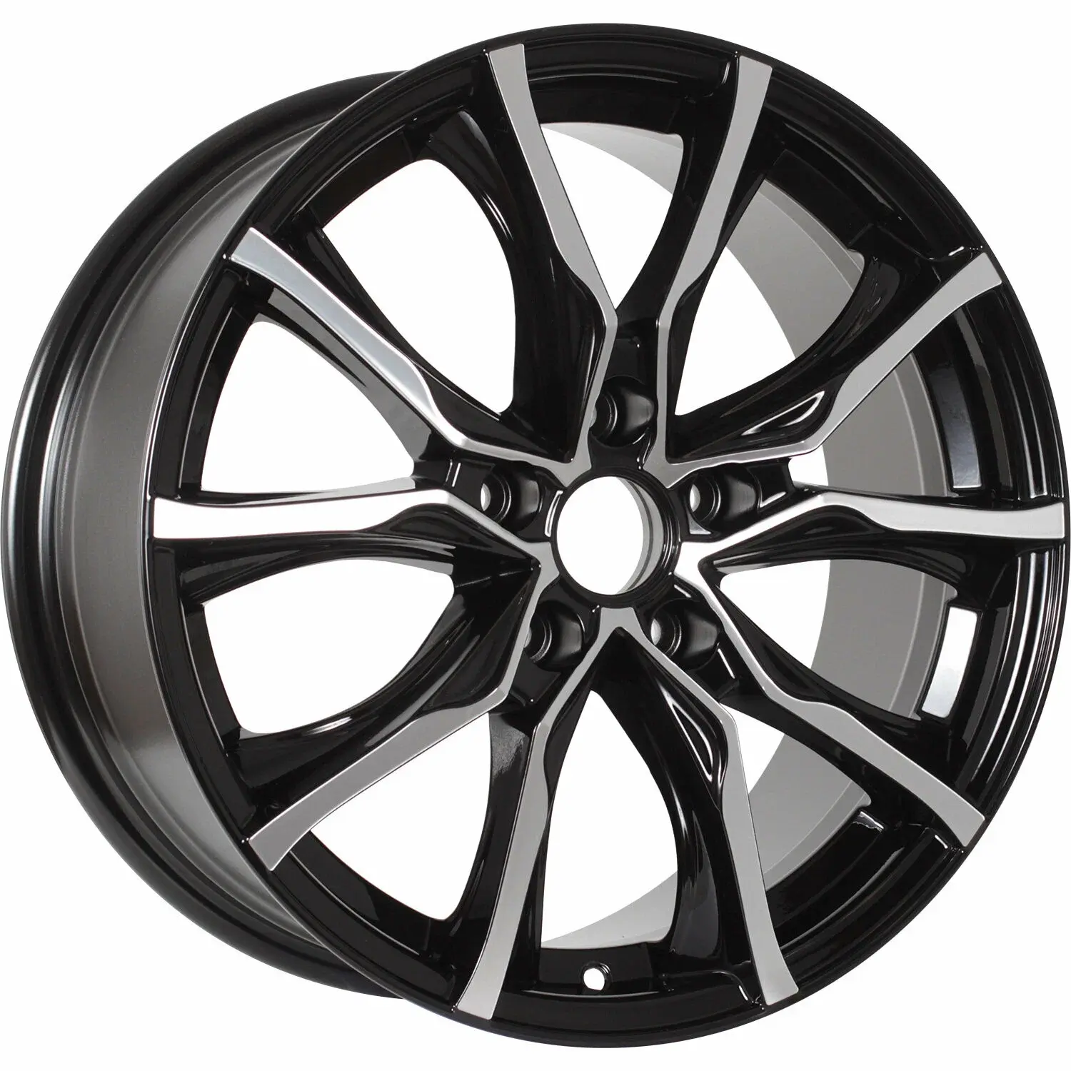 КиК Твист KC697M 17 / 5*120 ET34 D72.6 J7.5 Алмаз чёрный