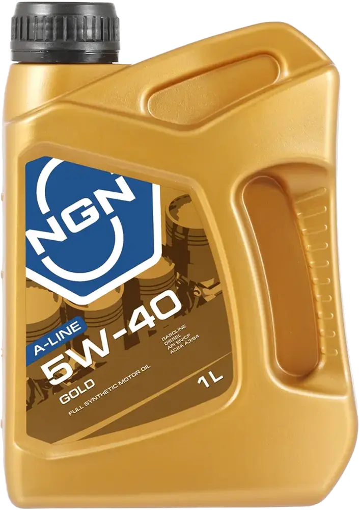 Масло мотоpное NGN Gold 5W-40 SN/CF A3/B4 1л