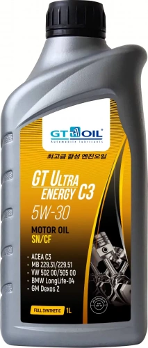 Масло мотоpное GT Ultra Energy C3 5W30 SN/CF/C3 1л