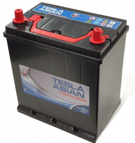 Tesla Asian Premium Energy 40 А/ч п.п. 340А 12V тонк.кл Asia