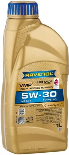 Масло мотоpное Ravenol VMP 5w30 1л C3/SN,LONGLIFE-04,MB229.51,PORSCHE C30,VW504/507,VW052195M2/05219