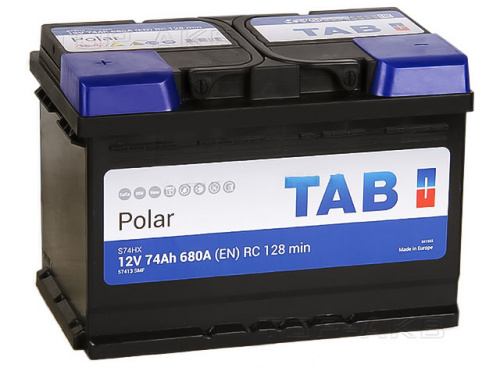 Tab 74 А/ч о.п. 680А 12V Polar