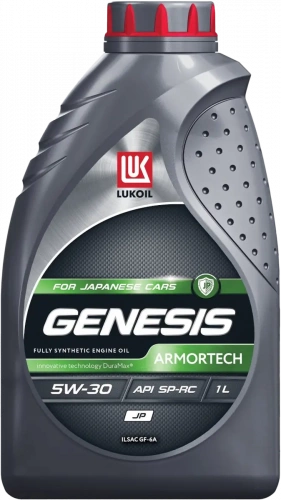 Масло моторное Lukoil Genesis Armortech JP 5W-30" 1л (японского, американского и корейского)