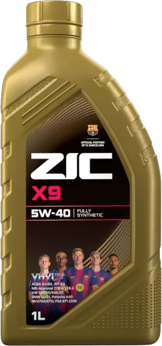 Масло моторное ZIC X9 5W-40 1л
