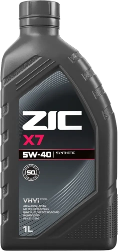 Масло моторное ZIC X7 5W-40 1л