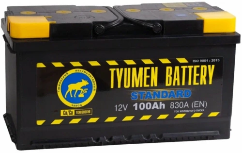 Тюмень 100 А/ч п.п. 830А 12V Standard
