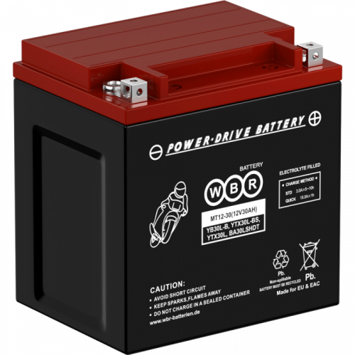 WBR MT 30 А/ч  385А 12V (YTX30L-BS, YTX30L-B)