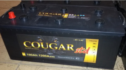 Cougar 190 А/ч о.п. 1200А 12V 