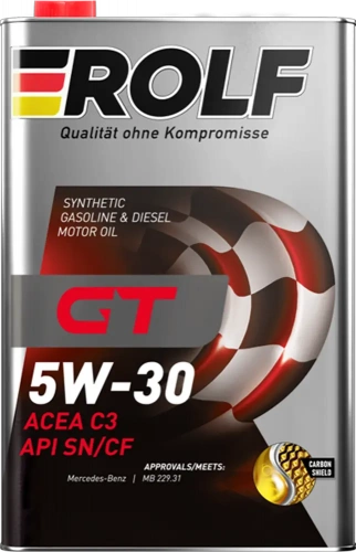 Масло моторное ROLF GT 5W-30 SN/CF 1л