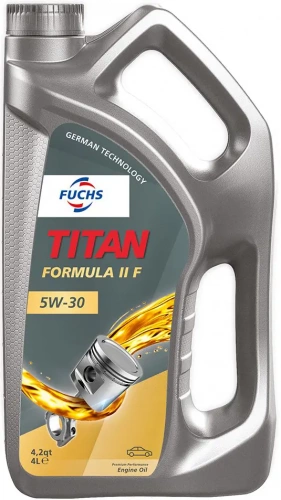Моторное масло FUCHS TITAN FORMULA II F 5W-30 4л (RU) ACEA A5/B5 API SN ILSAC GF-5
