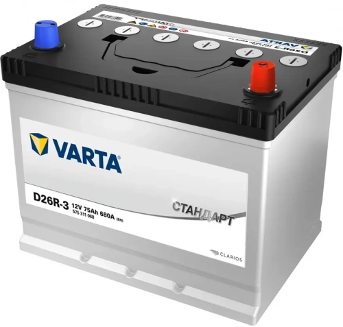 VST 75 А/ч п.п. А 12V Standart Asia