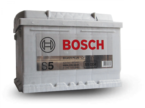 Bosch 61 А/ч о.п. 600А 12V Silver Plus (561 400) (S5004)