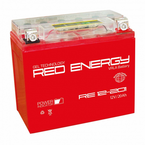 Red Energy 18 А/ч о.п. А 12V RE12201 Gel AGM VRLA (YTX20L-BS)