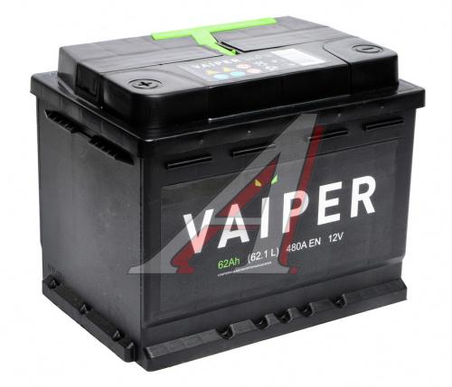 Vaiper 62 А/ч о.п. 500А 12V 