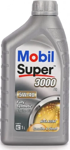 Масло моторное Mobil 5W-40 (Super 3000) 1л