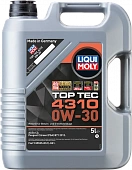 Масло мотоpное Liqui Moly Top Tec 4310 0W-30 (5L) ACEA C2 Fiat 9.55535-GS1 Peugeot Citroen (PSA) B71