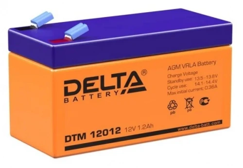 Delta 1.2 А/ч  А 12V DTM 12012