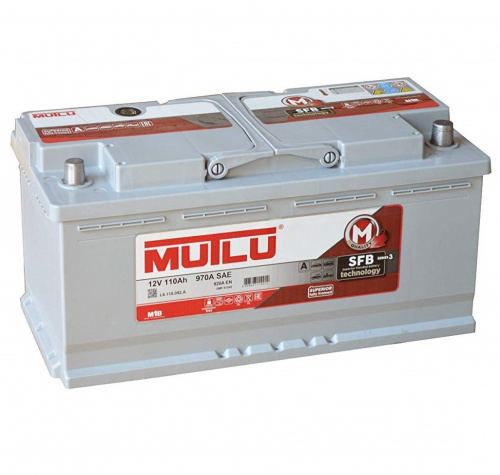 Mutlu 110 А/ч о.п. 970А 12V SBF