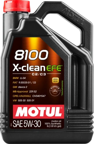 Масло моторное Motul 8100 X-Clean EFE 5W30 5L