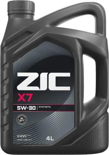 Масло моторное ZIC X7 5W-30 API SP/GF-6/GM dexos 1 Gen 2  4л