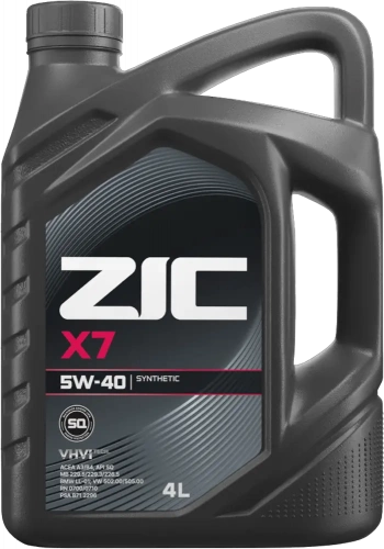 Масло моторное ZIC X7 5W-40 4л
