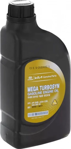 Масло моторное Hyundai MEGA Turbo SYN Gasoline Engine Oil SAE 0W-30 1л