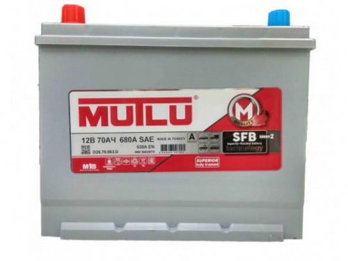 Mutlu 70 А/ч п.п. 630А V SBF Asia