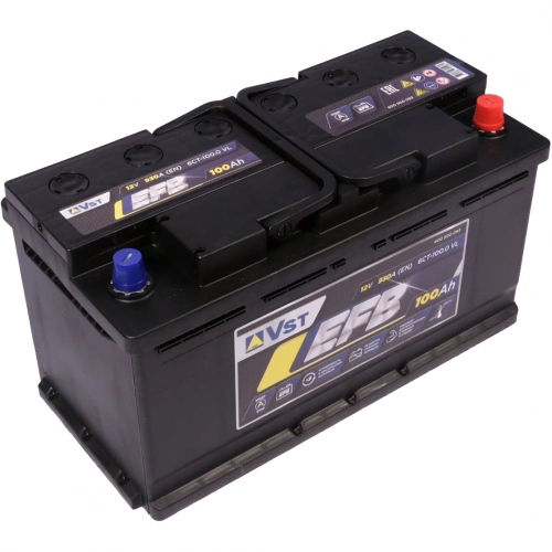 VST 100 А/ч о.п. 820А 12V Standart EFB