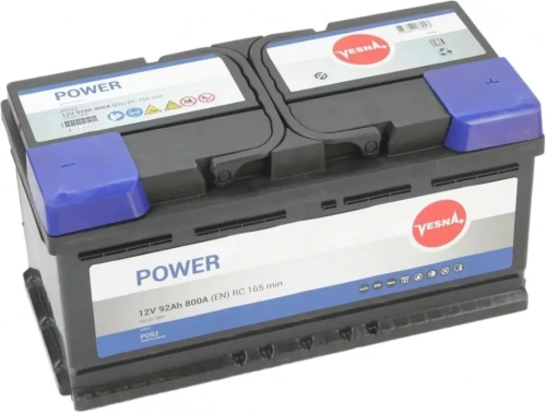Vesna 92 А/ч о.п. 800А 12V POWER (низкий) Низкий
