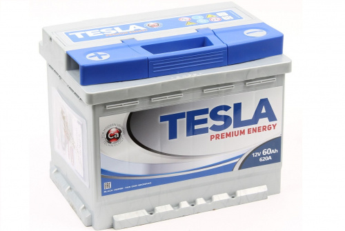 Tesla Premium Energy 60 А/ч о.п. 620А 12V  Низкий
