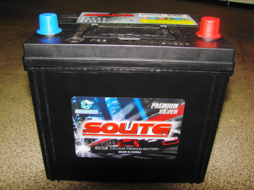 Solite 85 А/ч о.п. 630А 12V Asia Silver 95D23L B/H с буртиком