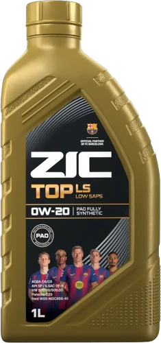 Масло моторное ZIC TOP LS 0W-20 синтетическое 1 л
