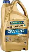 Масло мотоpное Ravenol ECS EcoSynth 0W-20 4л ACEA C6 MB 229.71 dexos1 B71