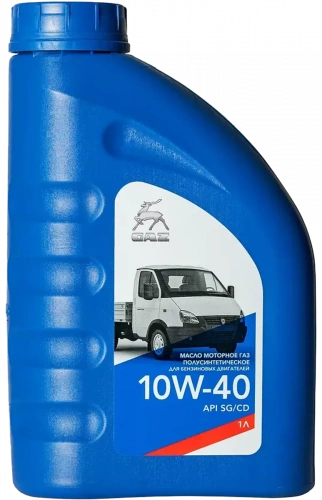 Масло моторное GAZ 10W40 синтетика 1л (API SG/CD)