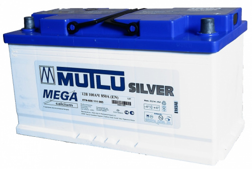 Mutlu 100 А/ч о.п. 850А 12V Mega Calcium