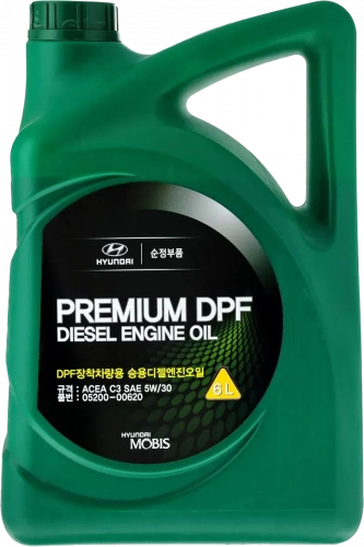 Масло моторное Hyundai Premium DPF Diesel 5W-30 6л