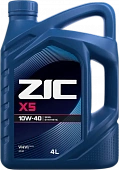 Масло моторное ZIC X5 10W-40 4л