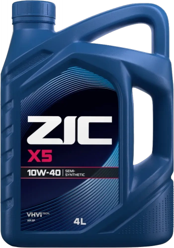 Масло моторное ZIC X5 10W-40 4л