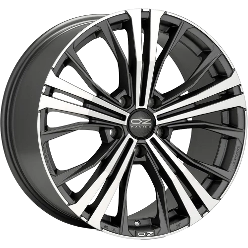 OZ Cortina 19 / 5*120 ET40 D79 J9.0 Matt Dark GraphiteDiamCut