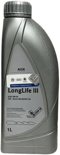 Масло моторное AGR VAG 5W-30 LongLife  (1л) 
