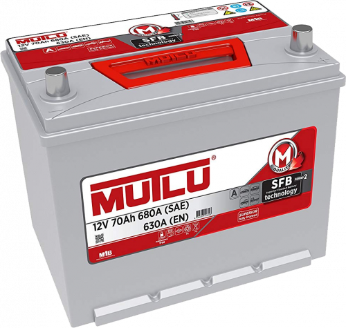 Mutlu 68 А/ч о.п. 600А 12V SBF M3   75D23FL бортик Asia