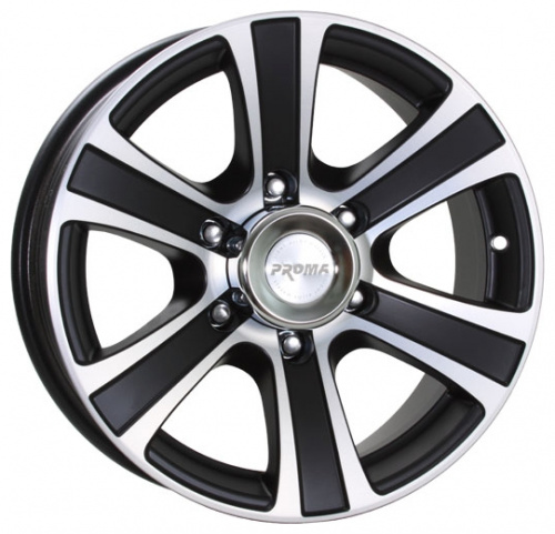 Proma Двина 16 / 6*139.7 ET10 D109.7 J7.0 Чёрный матовый