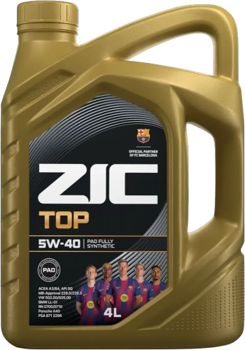 Масло моторное ZIC TOP 5W-40 PAO 4л