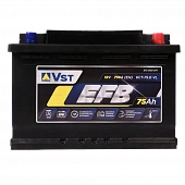 VST 75 А/ч о.п. 710А 12V Standart EFB (575 500)