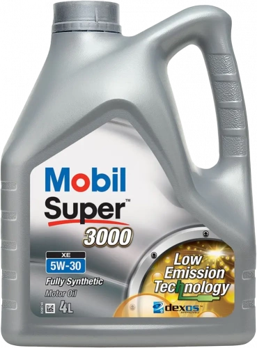Масло моторное Mobil Super 3000 XE 5W-30 синтетическое 4 л 