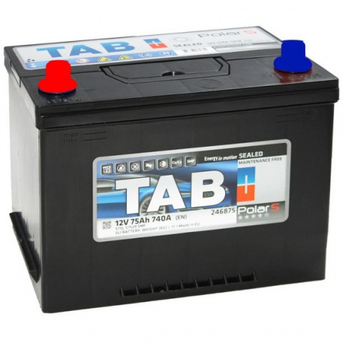 Tab 75 А/ч п.п. 740А 12V Polar Asia
